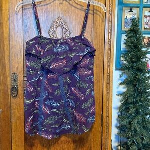Love Squared Purple Floral Camisole
